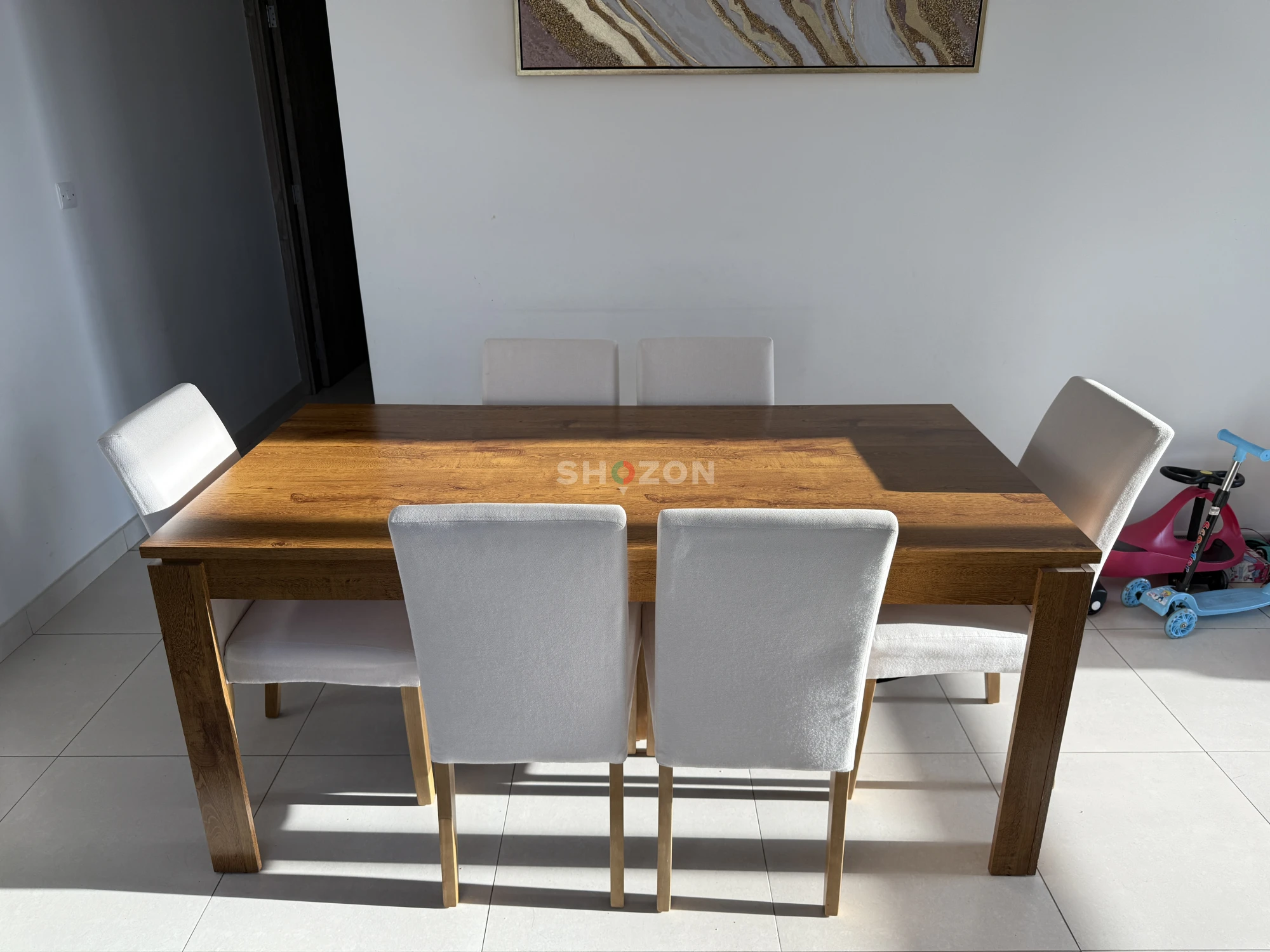 6 Seater Dining Table & Chairs