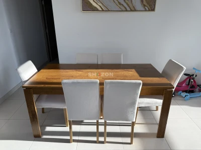 6 Seater Dining Table & Chairs