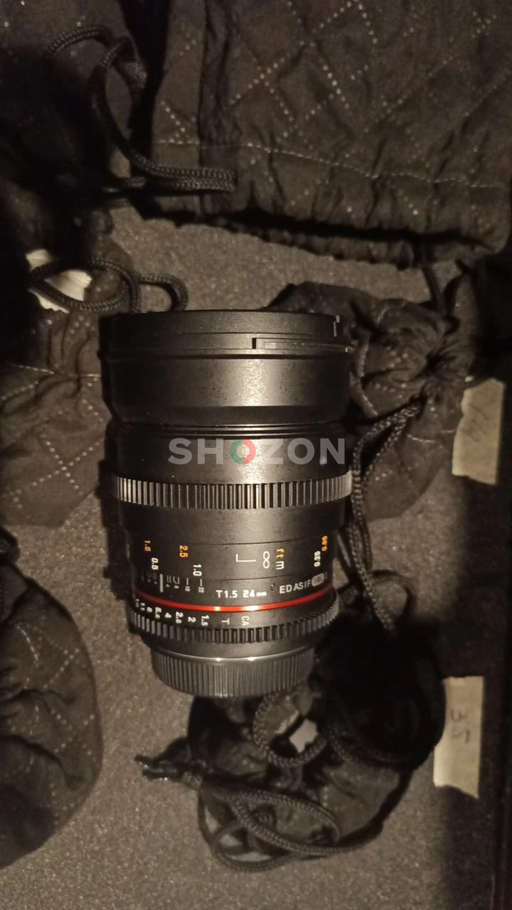 black magic 6K and samyang lenes 