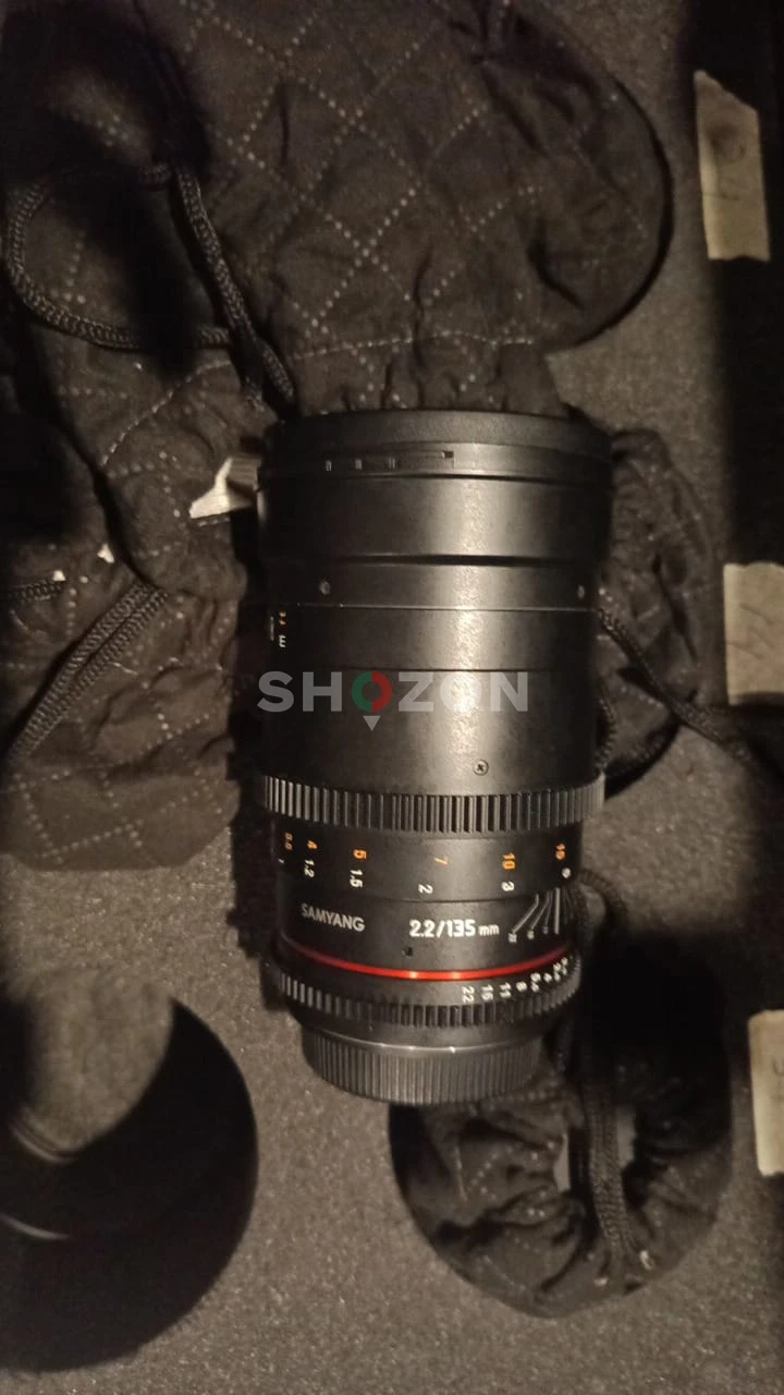 black magic 6K and samyang lenes 