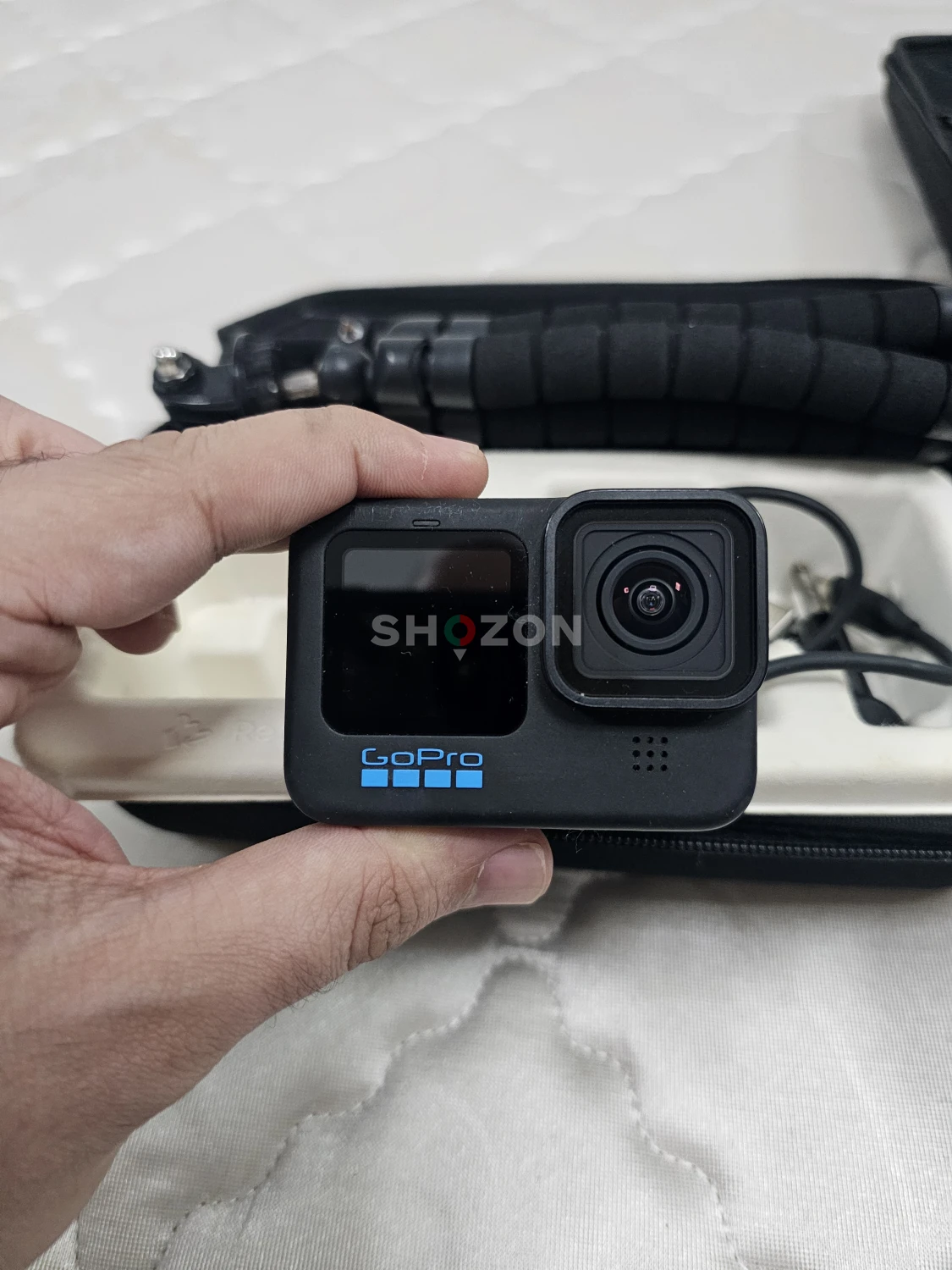 GoPro 10 Black action camera, sport camera with  carrying case and accessories