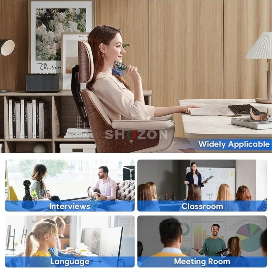 Mutifunctional pen digital voice recorder perfect for meetings, classroom, voice activated recording