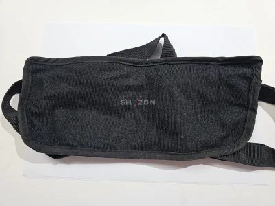 TravelBlue Black Waist Pouch bag for Travel, Safety bag, Anti theft, Money Wallet