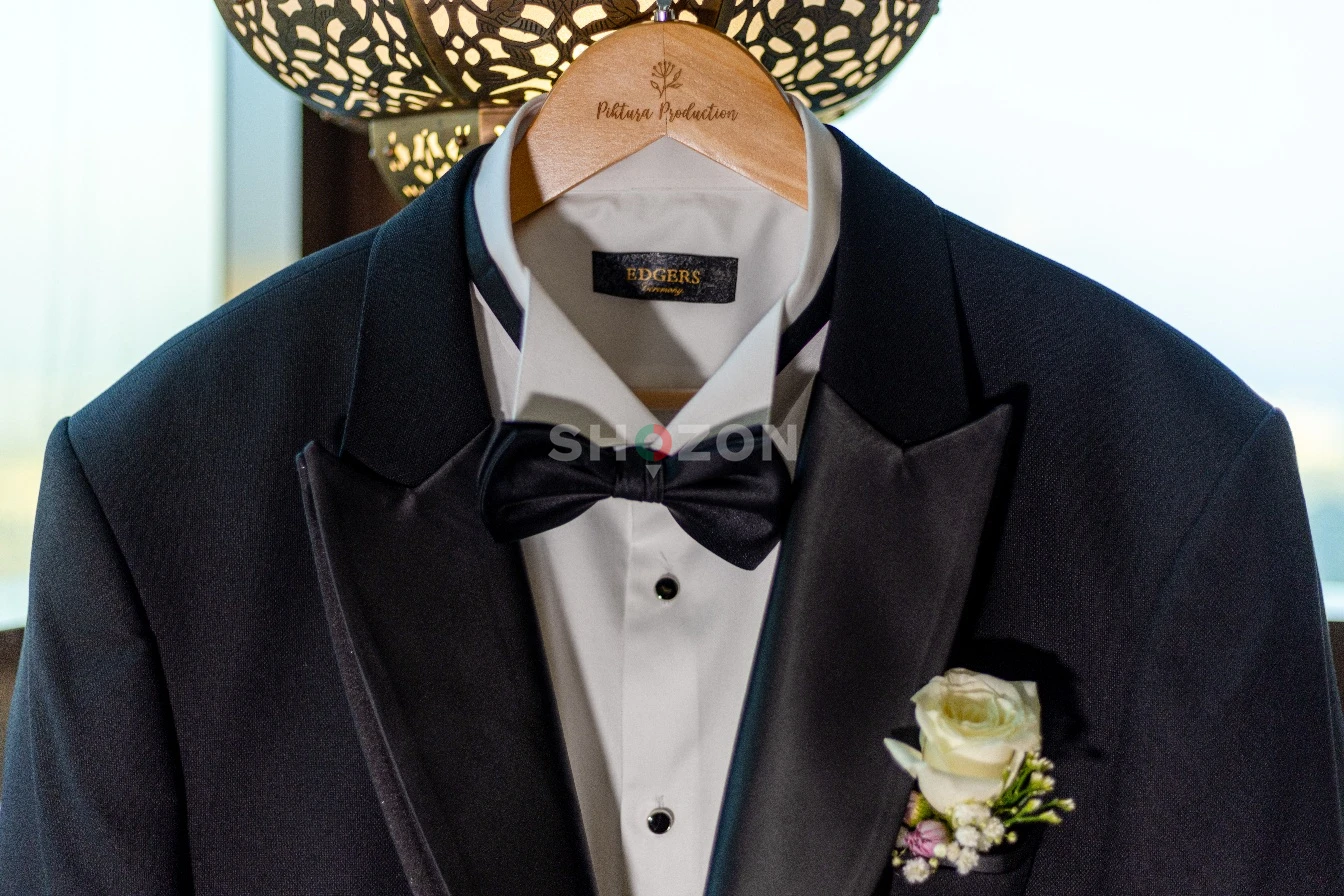 Elegant Mens Tuxedo with Bow Tie