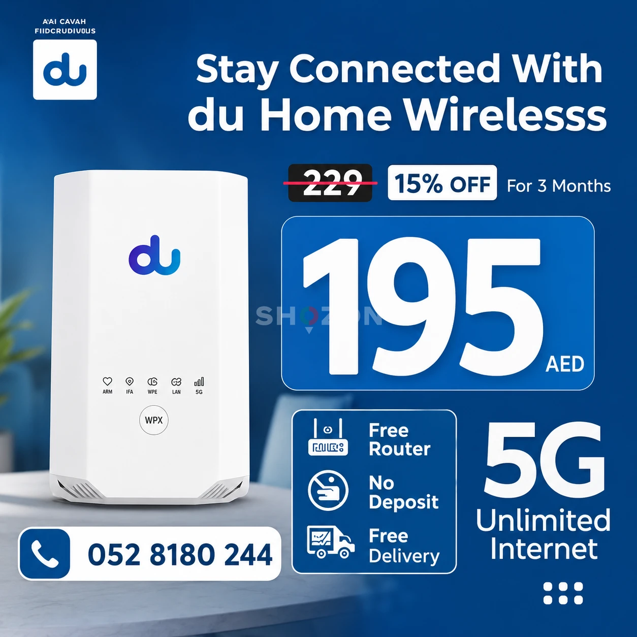 Du Home WiFi 5G Service 
