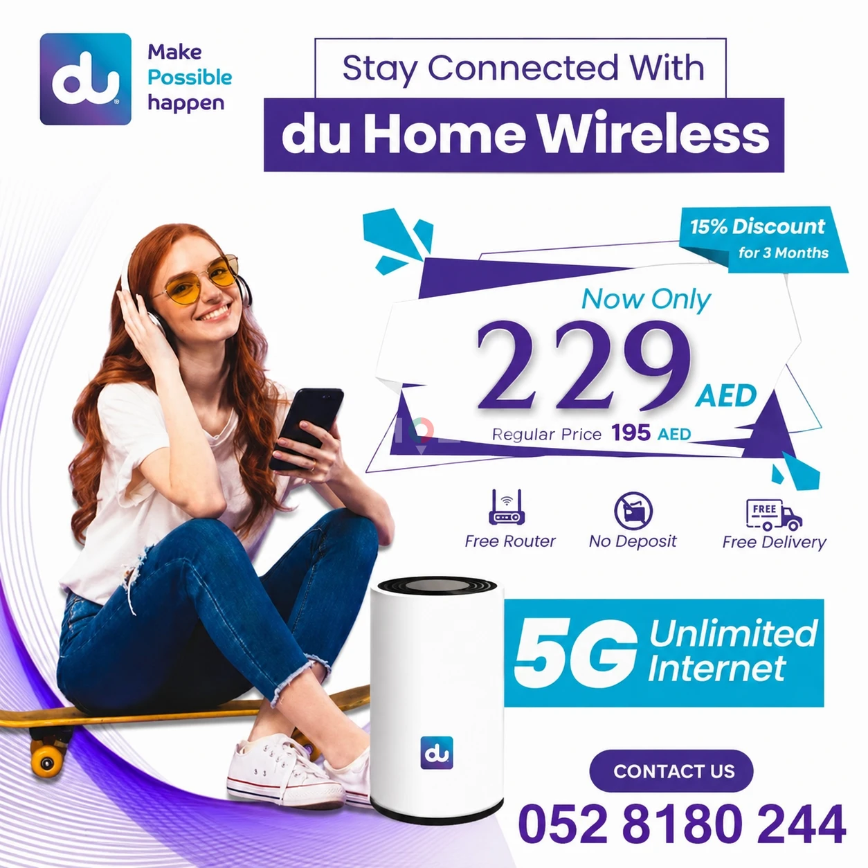 Du Home WiFi 5G Service 