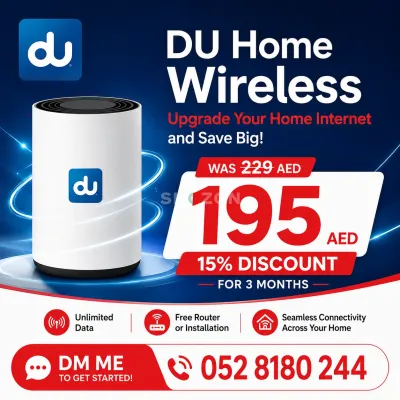 du Home WiFi internet 5G service
