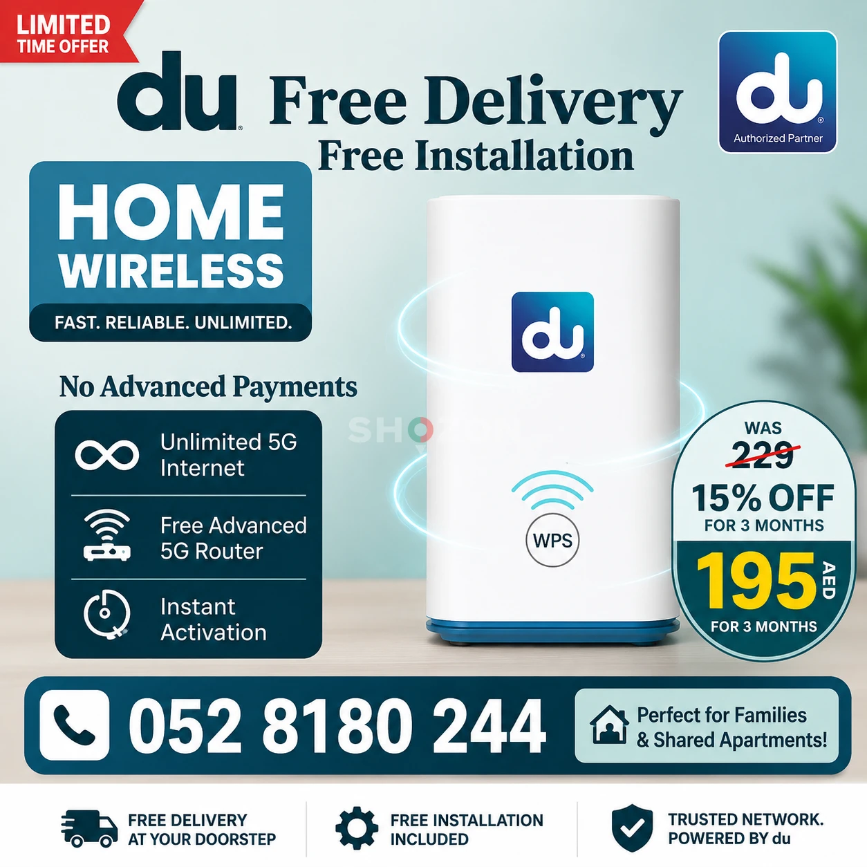 Du Home wifi 5G 