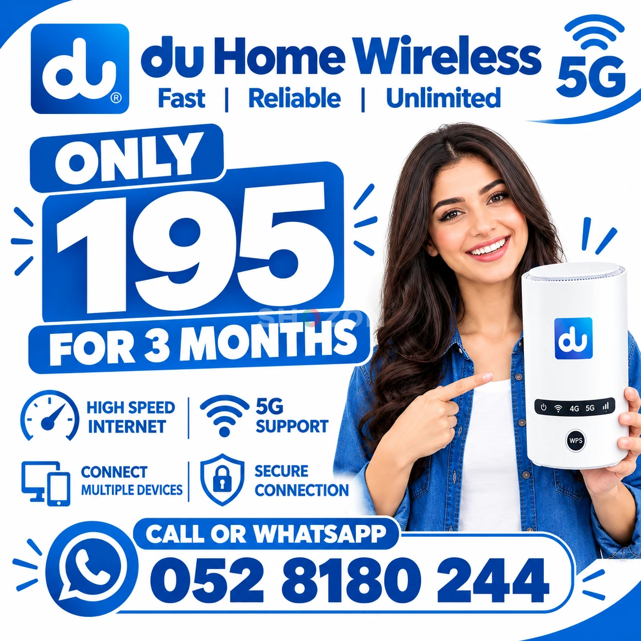 du home wifi internet 5G