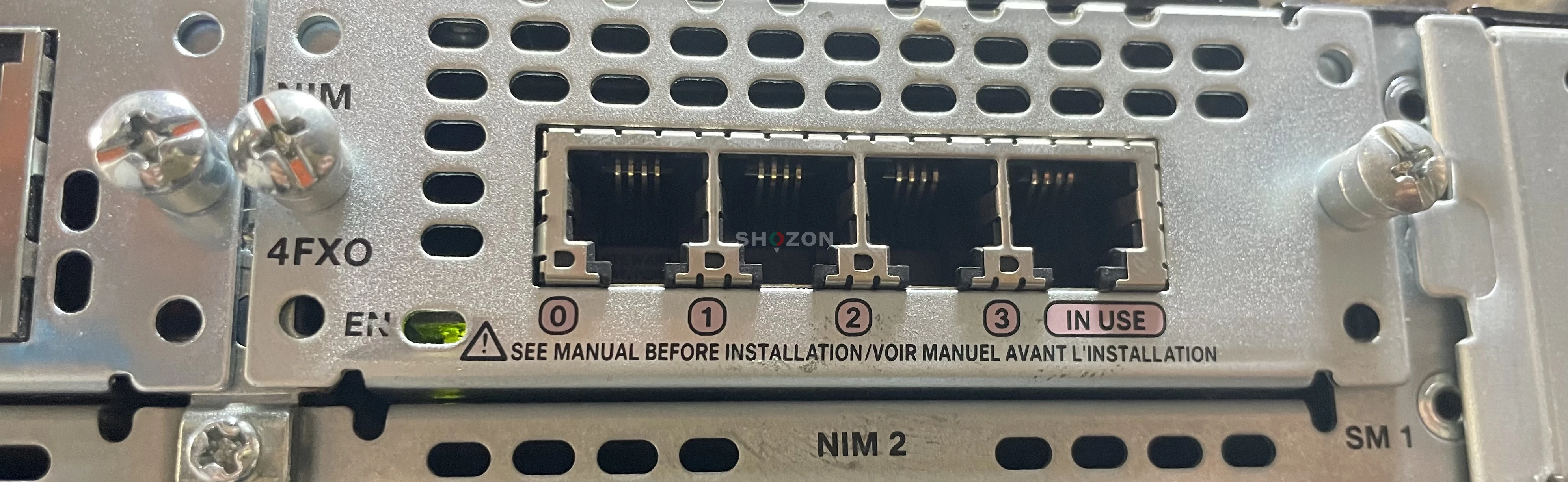 Cisco 4FXO NIM Voice Interface Card