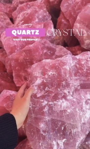 Rose Quartz Healing Energy Dubai crystal - Luxury gemstone Natural Gem Stone Raw Pink Rock