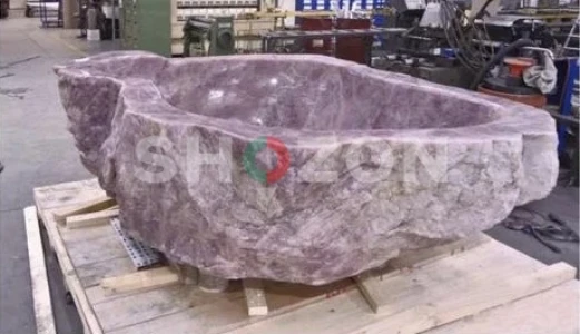 PRIME Bathtube Gem Stone ONYX QUARTZ ROSE 