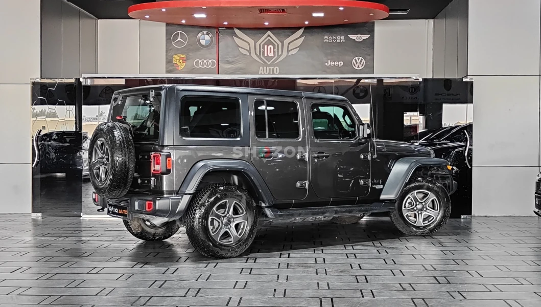 AED 2,300 P.M | 2021 WRANGLER UNLIMITED | AGENCY WARRANTY | SERVICE CONTRACT | SPORT 4X4