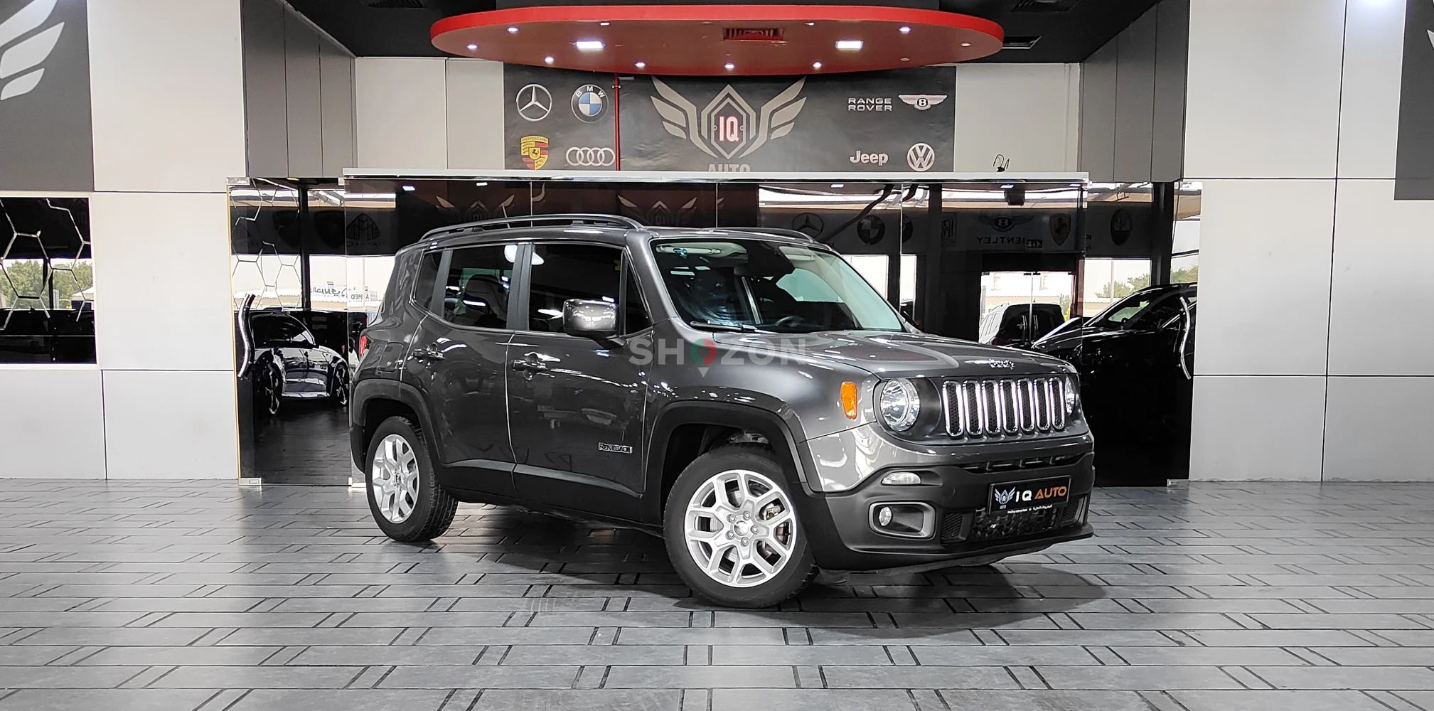AED 900 P.M | 2017 JEEP RENEGADE MASTER LONGITUDE | UNDER WARRANTY | GCC | FULL PANORAMIC VIEW
