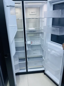 LG InstaView ThinQ Side-by-Side Refrigerator with Water Dispenser