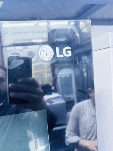LG InstaView ThinQ Side-by-Side Refrigerator with Water Dispenser