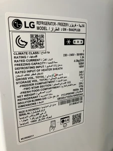 LG fridge and freezer 