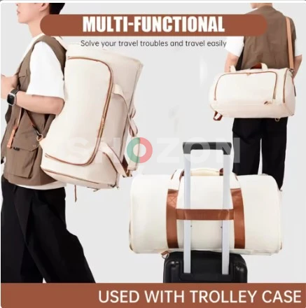 3-in-1 Travel Duffel Bag | Waterproof Garment Organizer (UAE ONLY) COD  DELIVERY 