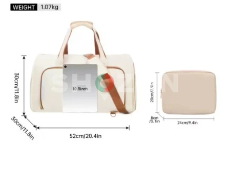 3-in-1 Travel Duffel Bag | Waterproof Garment Organizer (UAE ONLY) COD