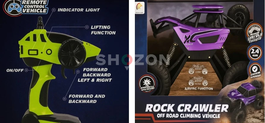 Remote Control Metal Rock Crawler- UAE Only COD PRICE INCLUDE TAX NO HIDDEN CHARGES