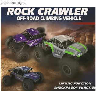 Remote Control Metal Rock Crawler- UAE Only COD PRICE INCLUDE TAX NO HIDDEN CHARGES