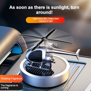 Perfume Solar Power Helicopter Air Freshener(UAE only) Cash On Delivery