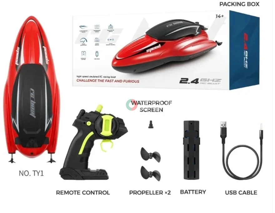 High Speed RC Boat - UAE Only COD PRICE INCLUDE TAX NO HIDDEN CHARGES 