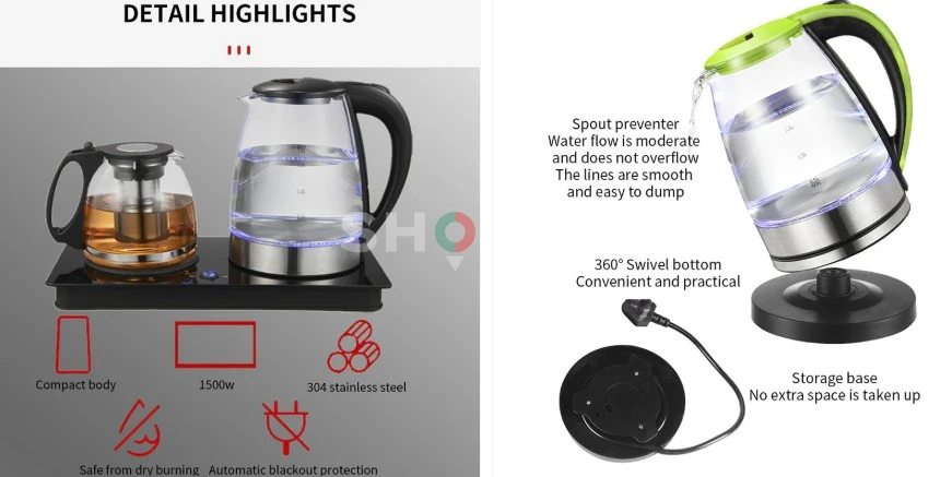 Glass kettle electric kettle  - Cash on Delivery (UAE) price include tax no hidden charges 