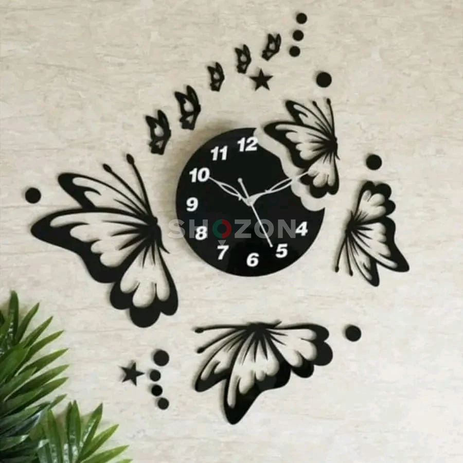 Stylish Wall Clock with Nature Design – Perfect for Your Home!