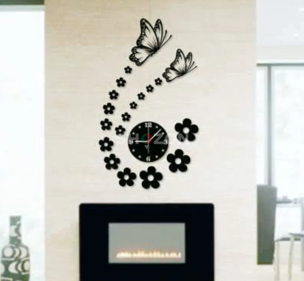 Stylish Wall Clock with Nature Design – Perfect for Your Home!