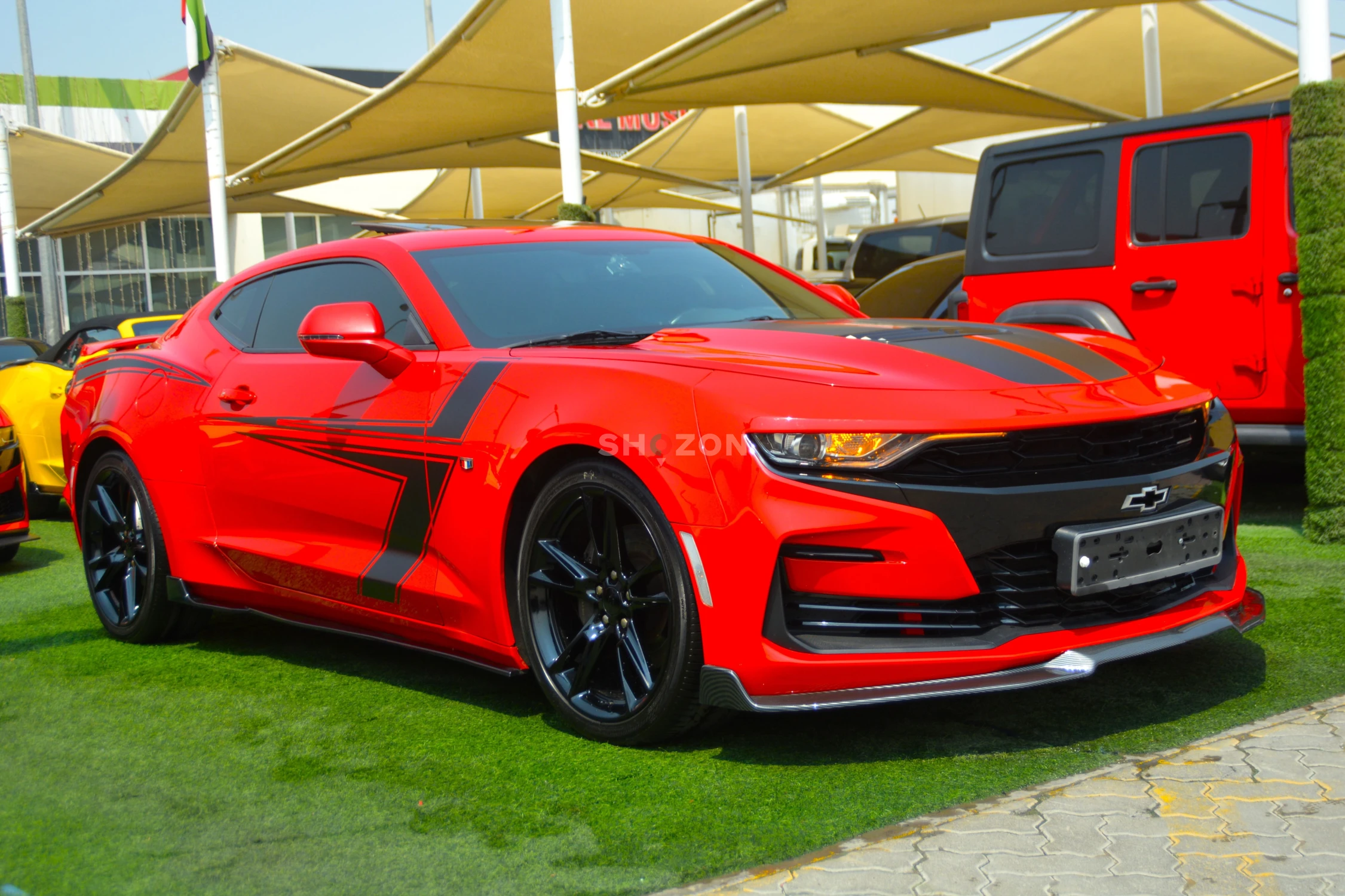 CAMARO SS 2019 V8, 6.2L, red color, full option, sunroof, clean title