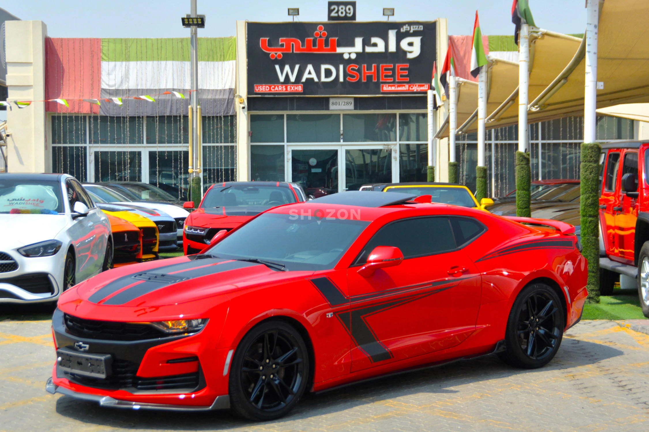 CAMARO SS 2019 V8, 6.2L, red color, full option, sunroof, clean title