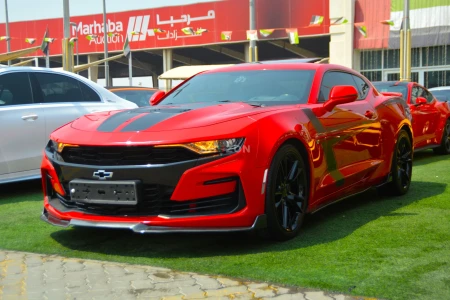 CAMARO SS 2019 V8, 6.2L, red color, full option, sunroof, clean title