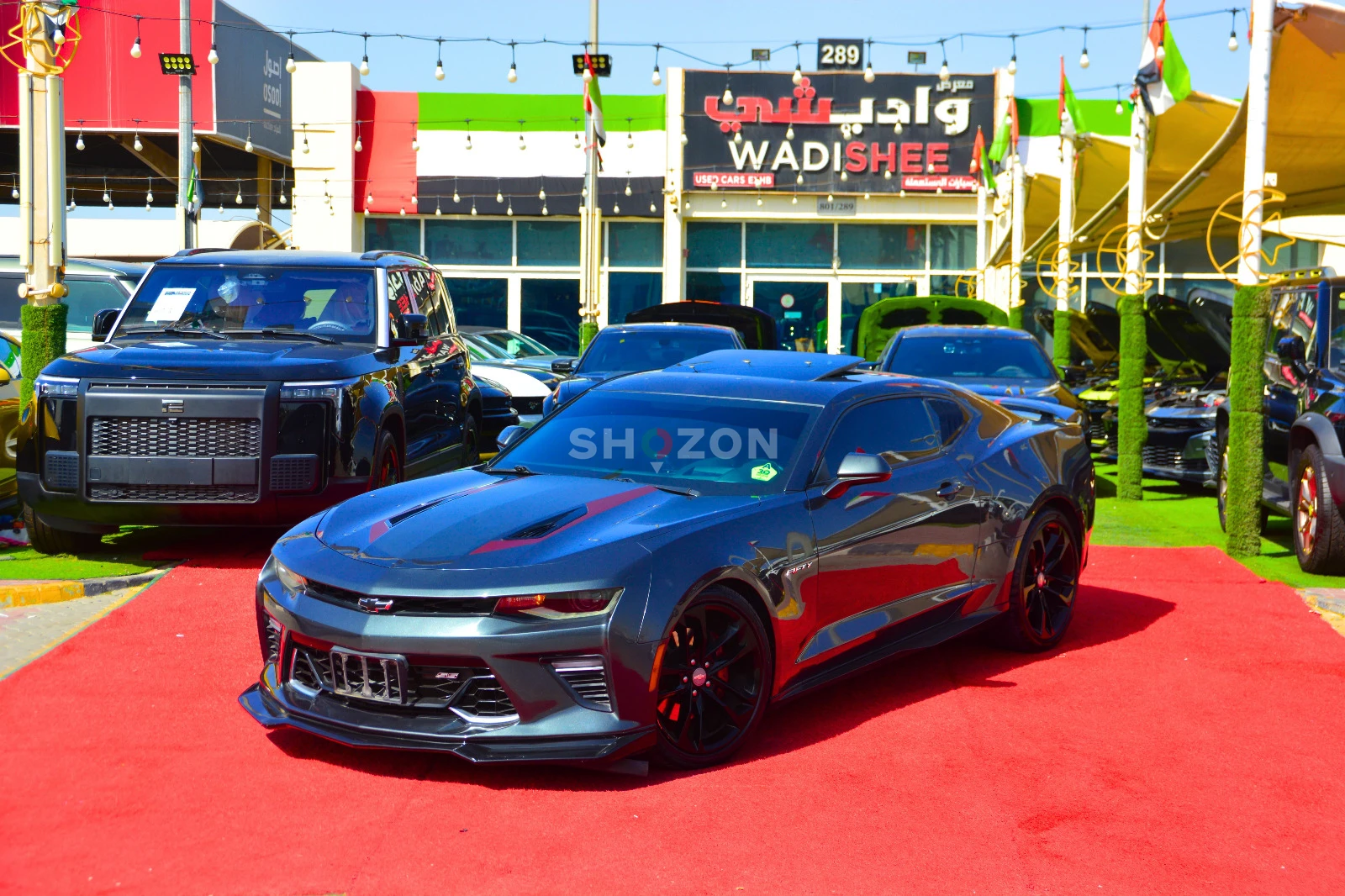 CHEVORLET CAMARO SS 2017 GRAY V8 6.2L