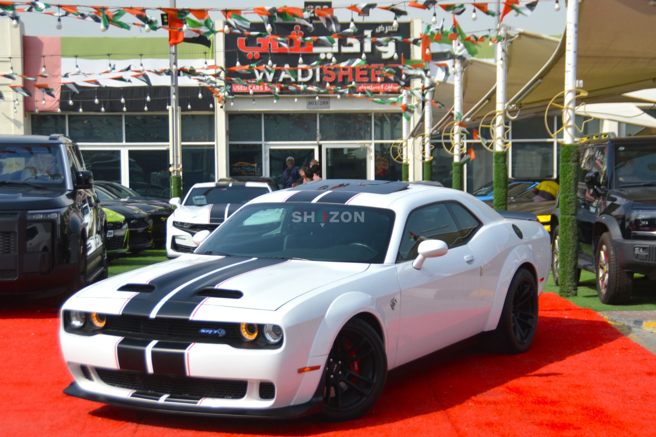 DODGE CHALLENGER HELLCAT 2020 V.8 6.2L SUPERCHARGE (GCC SPEC)