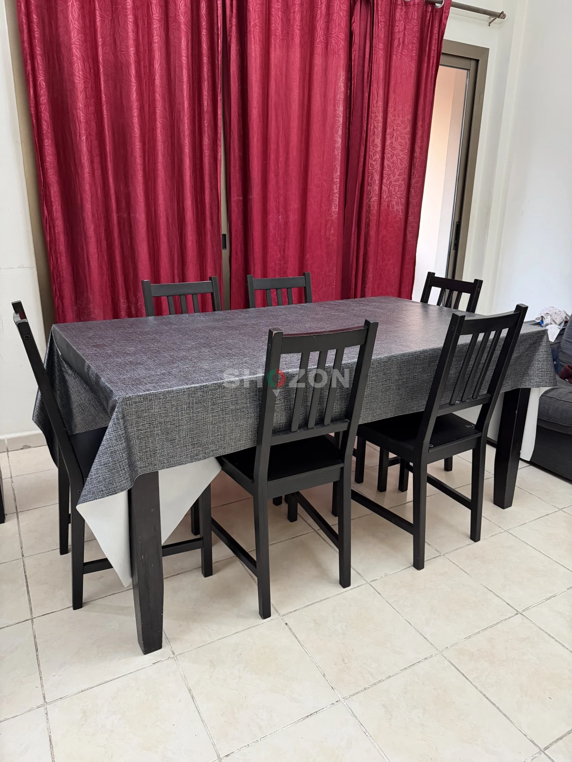6 seater Dining Sets with IKEA Chairs 