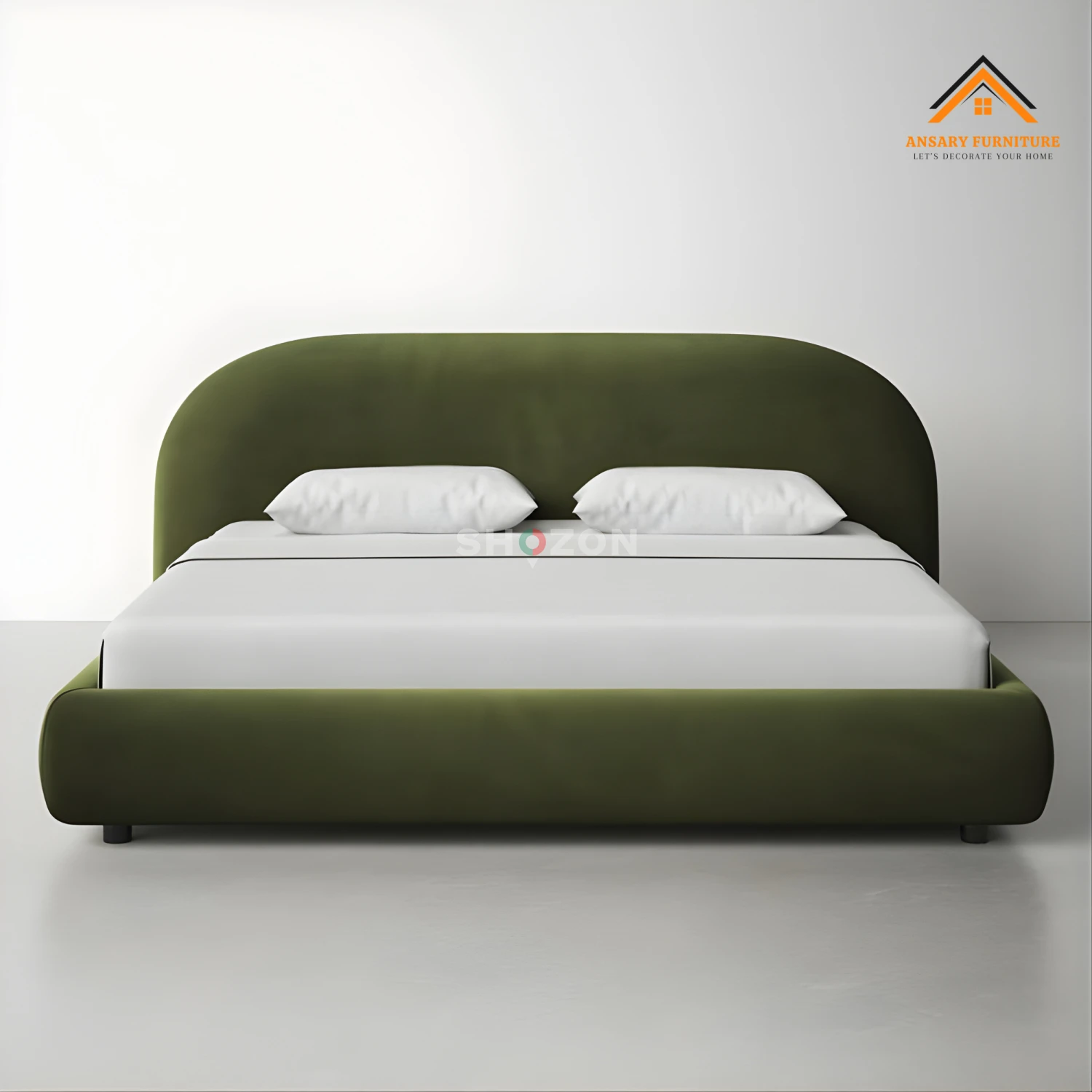 Desert Pearl Luxury Bed UAE | Premium King Size Upholstered Bed in Dubai – Ansary Furniture