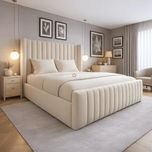 Majestic Wingback Platform Bed frame
