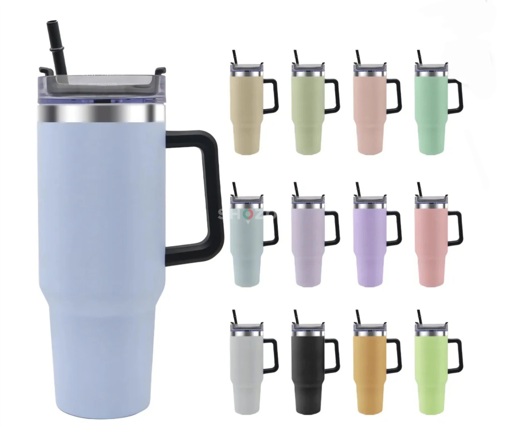 Luxury 40oz StanlyTumbler stainless steel ice cup Stylish Insulated Travel Mug – Perfect for On-the-Go!