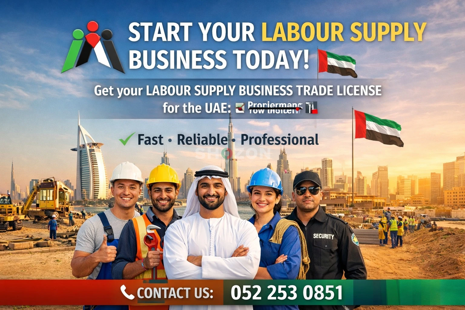 Labour Supply Business Trade License For SaLE 