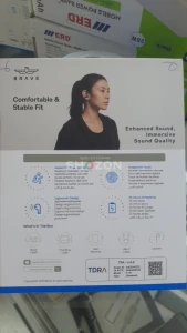 Brave clipfit earbuds