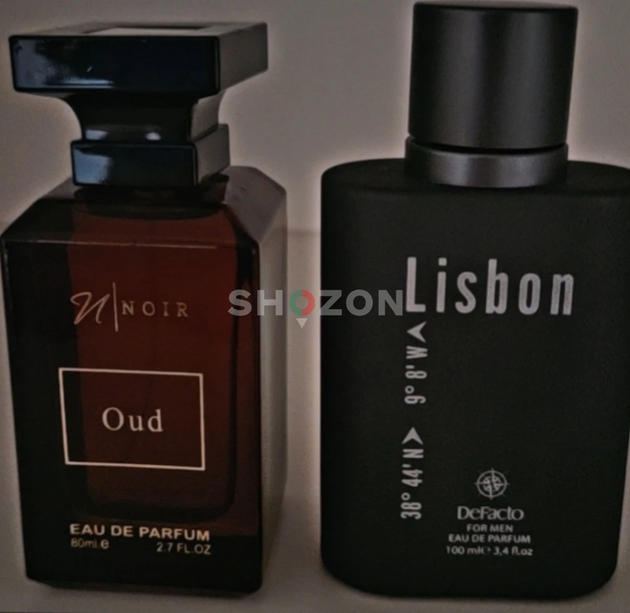 Premium Men’s Perfume Bundle – Oud 80ml & Lisbon DeFacto 100ml