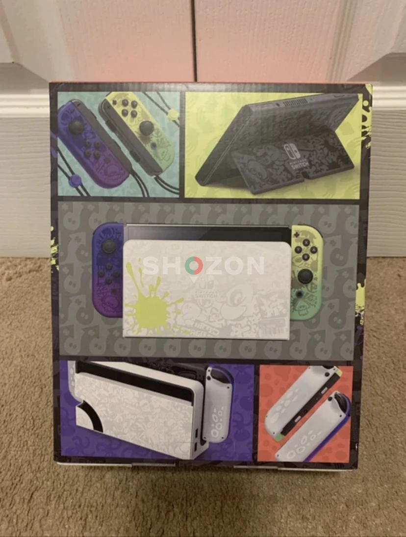 Authentic Nintendo Switch - OLED Splatoon 3 Special Edition 64GB New Sealed 