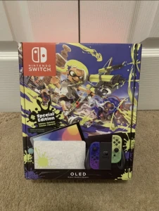 Authentic Nintendo Switch - OLED Splatoon 3 Special Edition 64GB New Sealed 