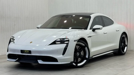 2021 Porsche Taycan Turbo, 1 Year Warranty, Full Agency Service History, GCC