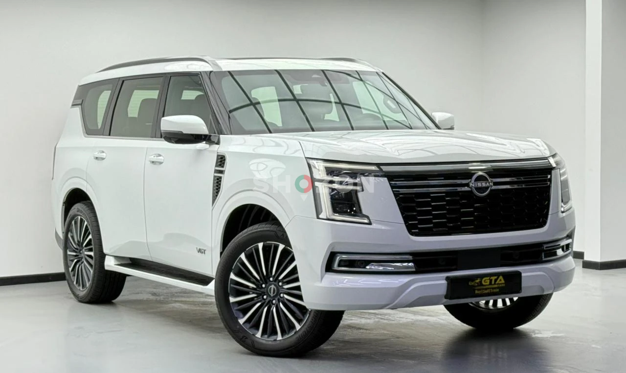 2026 Nissan Patrol LE Platinum, 2030 Nissan Warranty, 2028 Nissan Service Pack, Low Km, GCC