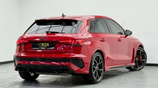 2024 Audi RS3 Sportback, 2028 Audi Warranty + Service Pack, Very Low Km, Excellent Condition, GCC