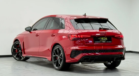 2024 Audi RS3 Sportback, 2028 Audi Warranty + Service Pack, Very Low Km, Excellent Condition, GCC