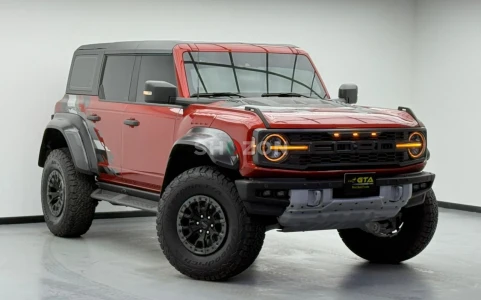 2024 Ford Bronco Raptor, Agency Warranty + Agency Contract 26Jan2030, Full Agency Service History, GCC