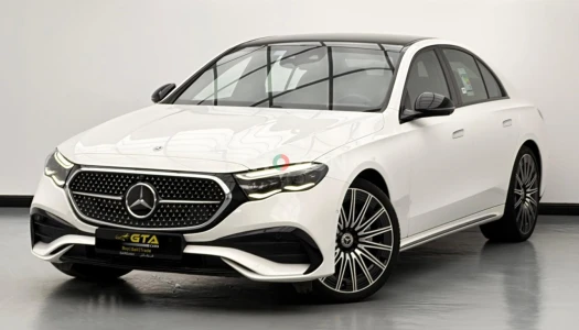 2025 Mercedes-Benz E300, 5 Year Mercedes Warranty + Service Contract, GCC
